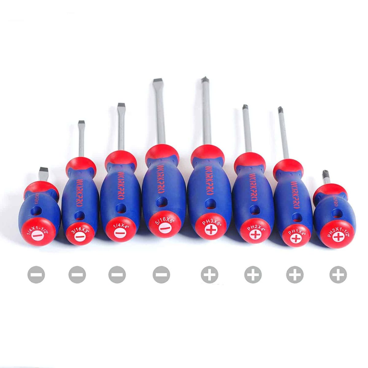 Bộ Tua Vít 18 Chi Tiết Có Giá Đựng WORKPRO W000807