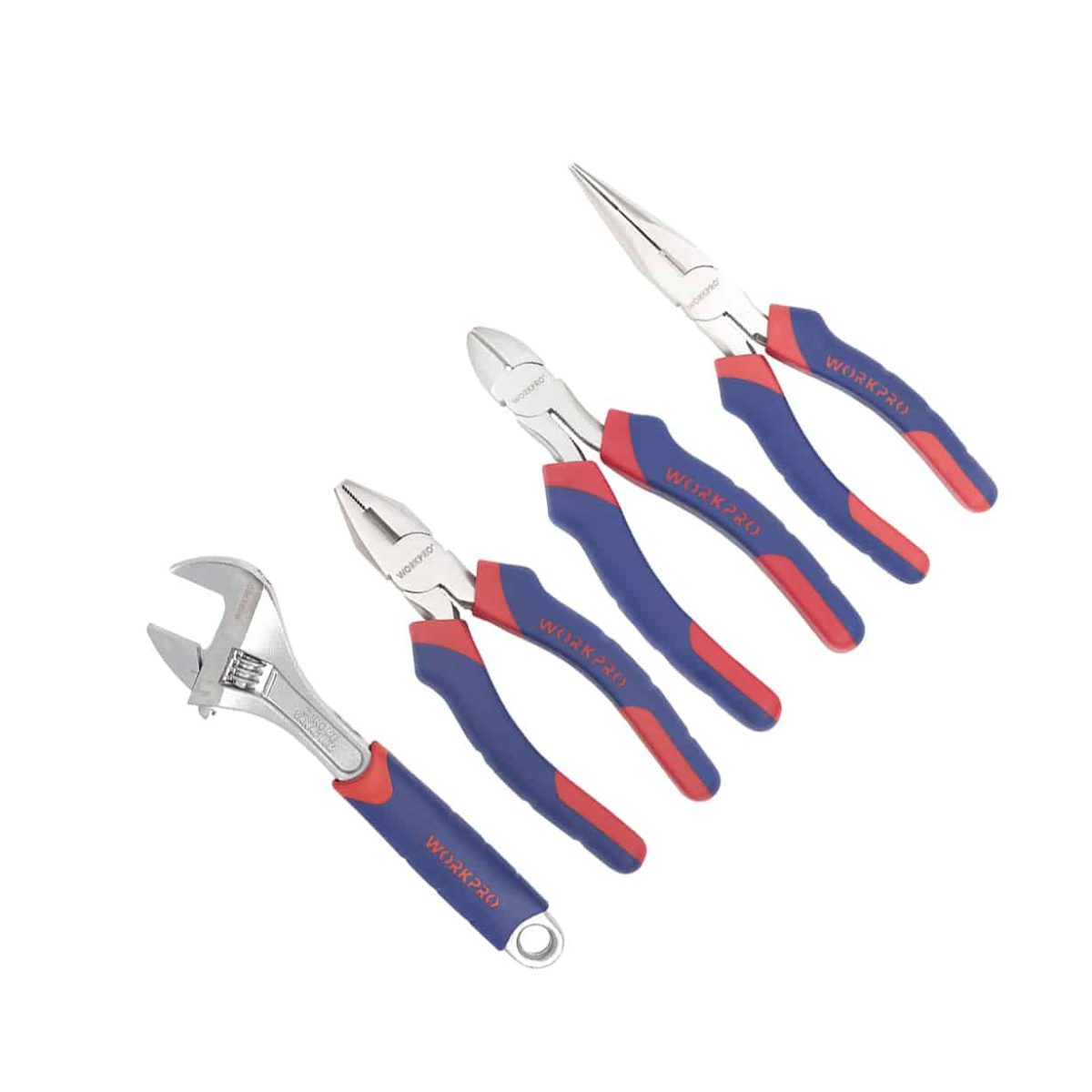 Bộ Kìm Và Mỏ Lết WORKPRO W001301 4 chi tiết – hình chi tiết 1