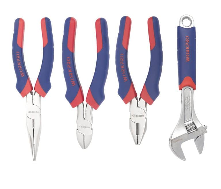 Bộ Kìm Và Mỏ Lết WORKPRO W001301 4 chi tiết – hình chi tiết 2