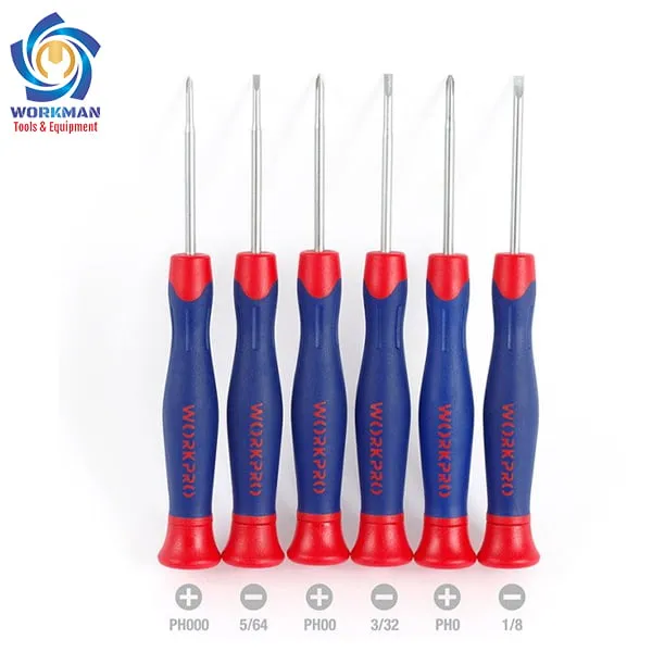 Bộ tua vít sửa điện tử 6 món WORKRPO W000802