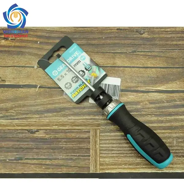 Tua Vít Ratchet Đầu Dẹp size 5.5x100mm | Geardrive GDS66221 Tua Vít Ratchet Đầu Dẹp size 5.5x100mm | Geardrive GDS66221