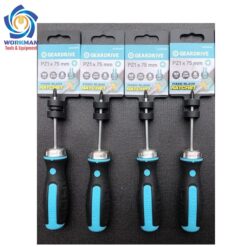 Tua Vít Ratchet Đầu Pozi size Đầu Số 1 Dài 75mm Geardrive GDS66265 Tua Vít Ratchet Đầu Pozi size Đầu Số 1 Dài 75mm Geardrive GDS66265