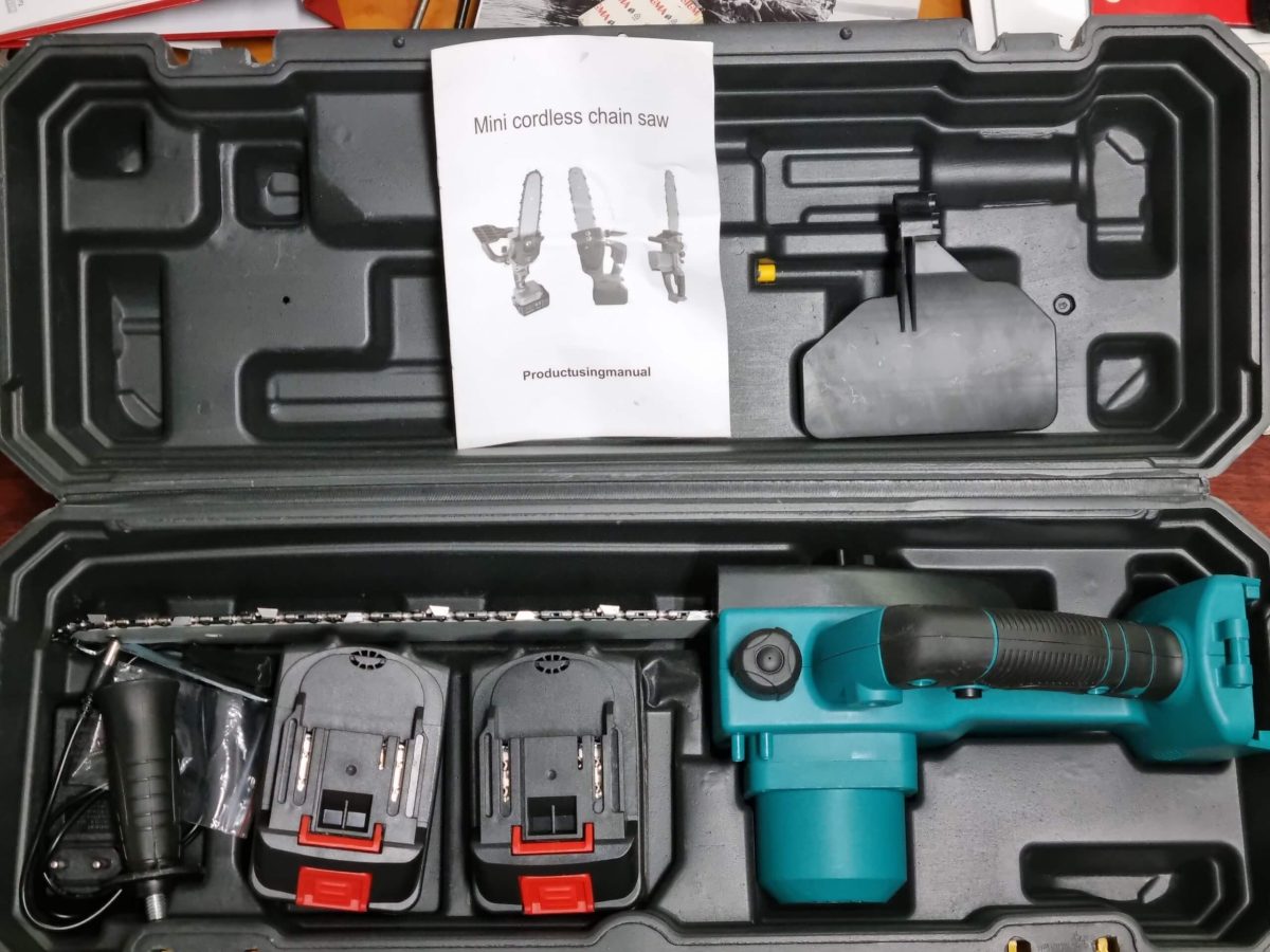 Máy cưa xích cầm tay bằng Pin WM1706 – hình chi tiết 2