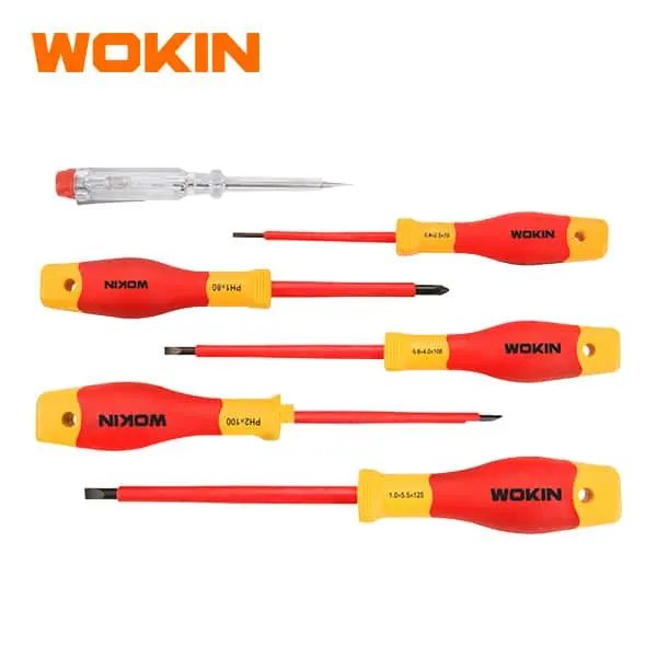 Bộ tua vít cách điện 6 chi tiết WOKIN 569406