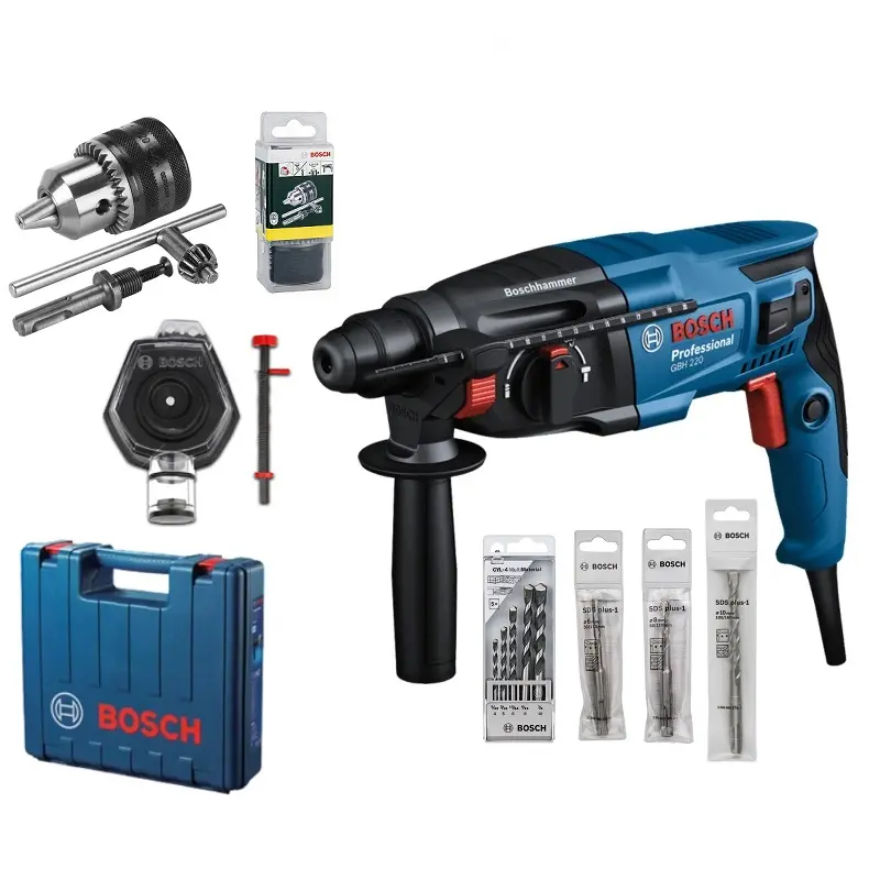 Máy khoan búa Bosch GBH 220 SDS+(kèm phụ kiện)