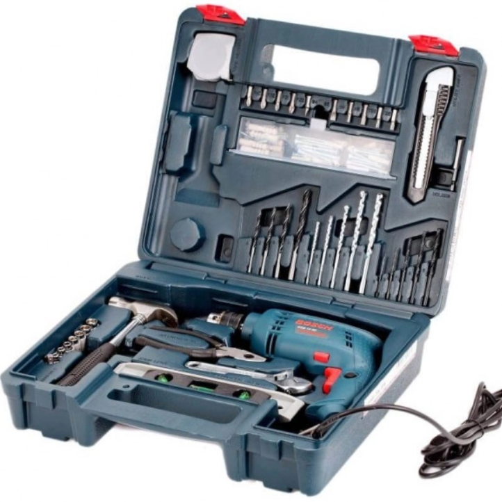 Bộ máy khoan động lực Bosch GSB 13 RE (bộ set có valy 100 món phụ kiện) wmjsc Bộ máy khoan động lực Bosch GSB 13 RE