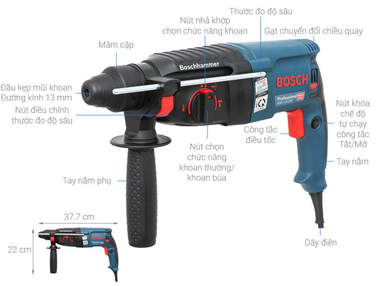 Máy khoan Bosch GBH 2-26 DRE