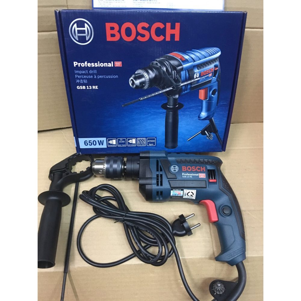 Máy khoan động lực Bosch GSB 13 RE (hộp giấy)