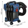 Máy hút bụi dùng Pin Bosch GAS 18V-10 L Premium (SOLO)