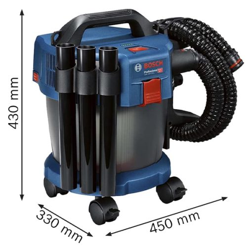 Máy hút bụi dùng Pin Bosch GAS 18V-10 L Premium (SOLO)