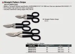 Kéo cắt kim loại 300mm Toptul SBAE12120 jsc