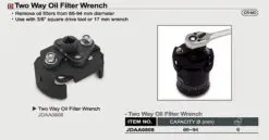 Dụng cụ tháo lọc nhớt 2 chiều TOPTUL JDAA0808 wm jsc