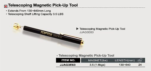 Dụng cụ hút vật rơi TOPTUL JJAG3E63 JSC