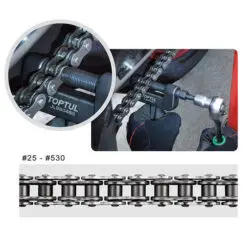 Bộ dụng cụ cắt xích xe máy Toptul JGAI1304 jsc