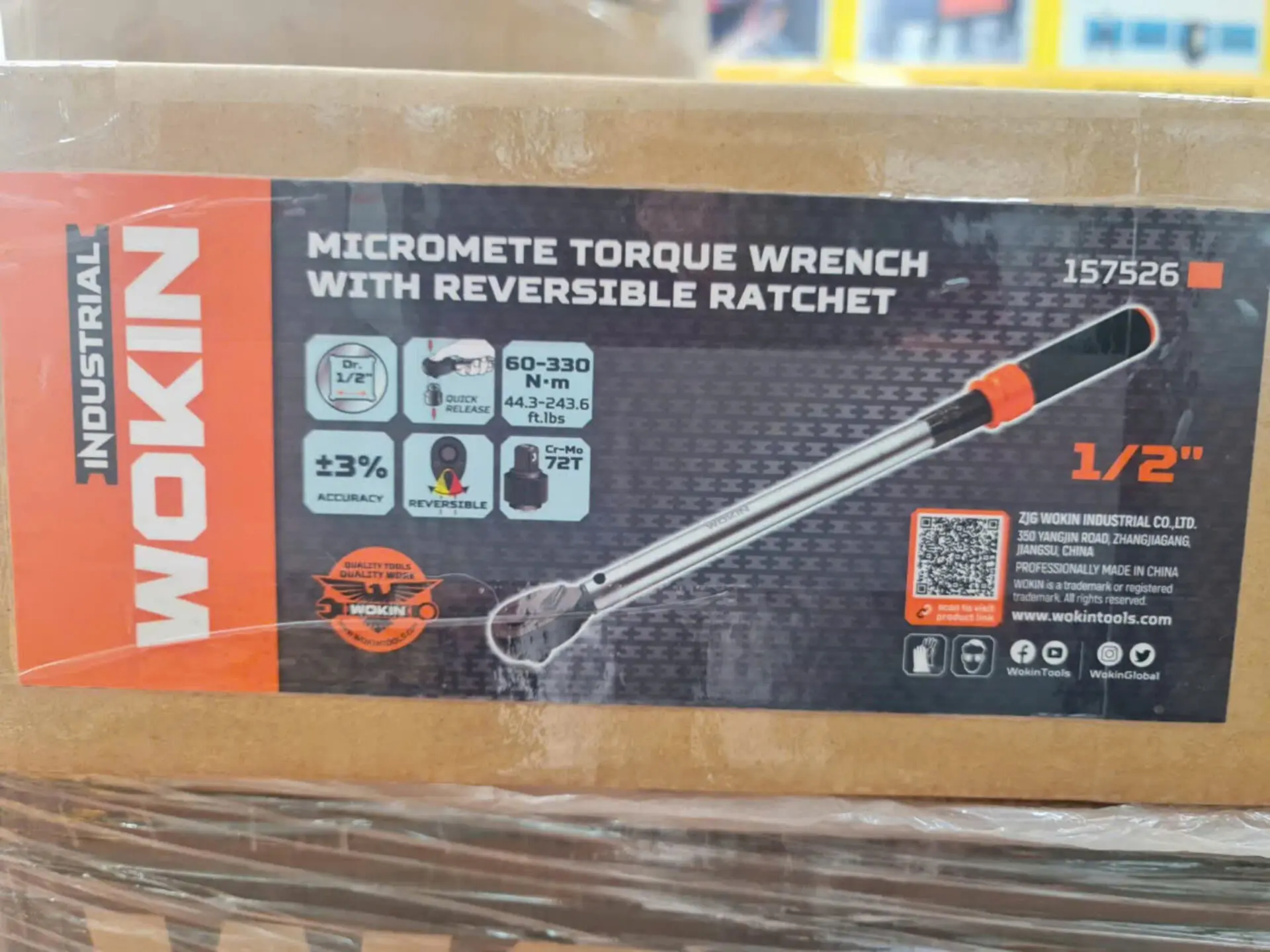 cần siết lực 1 phần 2 Cần siết lực 1/2 Inch 40-220Nm Wokin 157524