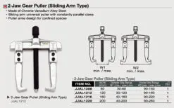 Cảo 2 chấu chữ H 200mm Toptul JJAL1220 jsc