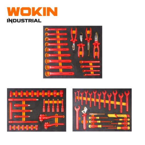 Bộ dụng cụ cách điện 68 chi tiết cao cấp Wokin 569961
