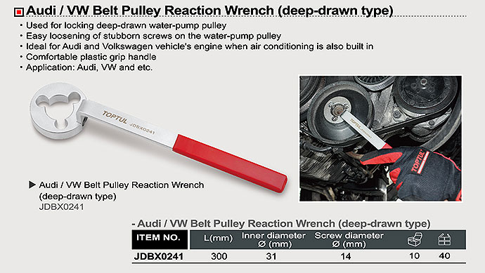 Cờ lê mở puli 300mm Toptul JDBX0241 jsc