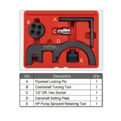 Bộ dụng cụ 5PSC điều chỉnh cam lửa Toptul JGAI0501 JSC1