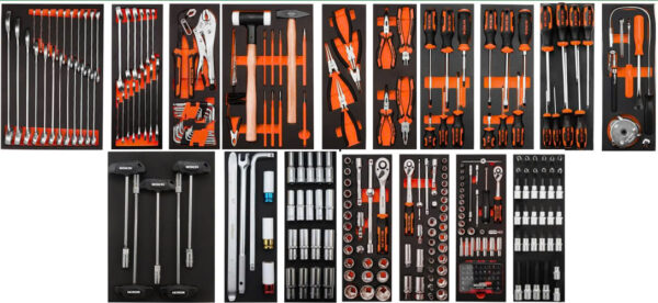 Tủ dụng cụ 285 chi tiết WOKIN 159720 – Giải pháp toàn diện cho gara & xưởng kỹ thuật - Ảnh 2