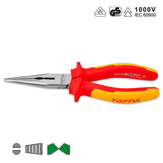 Kìm nhọn cách điện 6inch Toptul DGCB2206