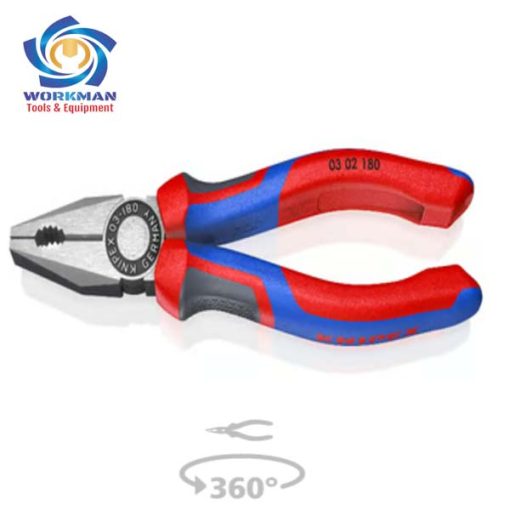 Kìm cắt tổng hợp mạ chrom 160mm Knipex 03 05 180