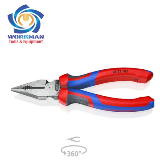 Kìm mũi nhọn dài 185mm Knipex 08 22 185