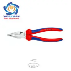 Kìm mũi ngọn dài 185mm Knipex 08 25 185
