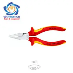 Kìm mũi nhọn dài cách điện Knipex 0826145