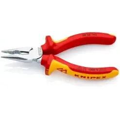 Kìm mũi nhọn dài cách điện Knipex 0826145