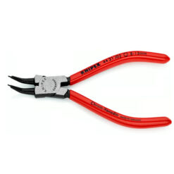 Kìm phe trong Knipex 44 31 J02 với thước đo minh họa chiều dài 140mm và tay cầm bọc nhựa đỏ.