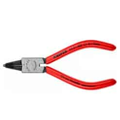 Kìm phe trong Knipex 44 31 J02 được sử dụng để tháo phe trong ổ trục trong nhà xưởng cơ khí.