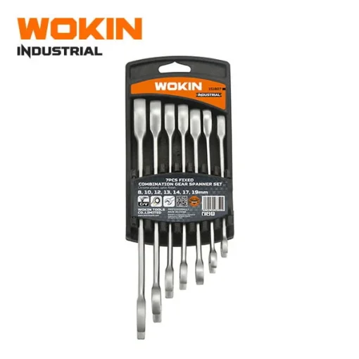 Bộ cờ lê vòng miệng 7 chi tiết Wokin chính hãng – 7PCS Fixed Combination Gear Spanner Set