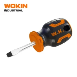 Tô vít ngắn 2 cạnh Wokin Stubby công nghiệp 200051 200061, chất liệu Cr-V, đầu từ tính