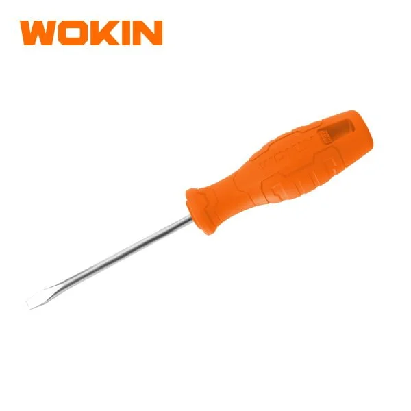 Tua vít dẹp WOKIN cán nhựa ergonomic, thép 40Cr chính hãng Workman.