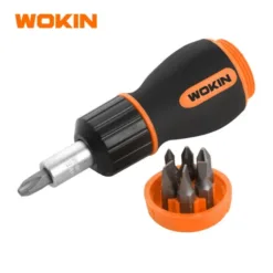 Bộ tua vít bánh cóc 7 trong 1 WOKIN 206207 – Ratchet Driver đa năng, tay cầm chống trượt, đầu vít Cr-V bền bỉ.