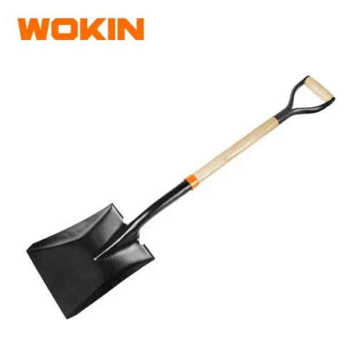 Xẻng thép có tay cầm Wokin