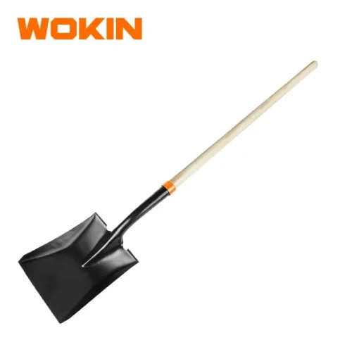 Xẻng thép có tay cầm Wokin