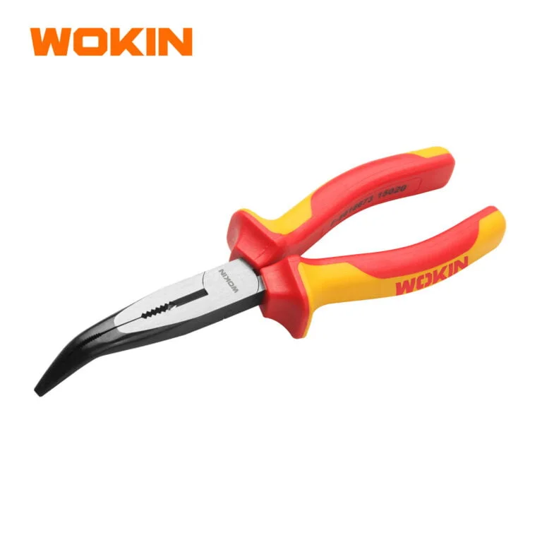 Kìm mũi cong cách điện WOKIN 560626 160mm đạt chuẩn VDE/GS chính hãng