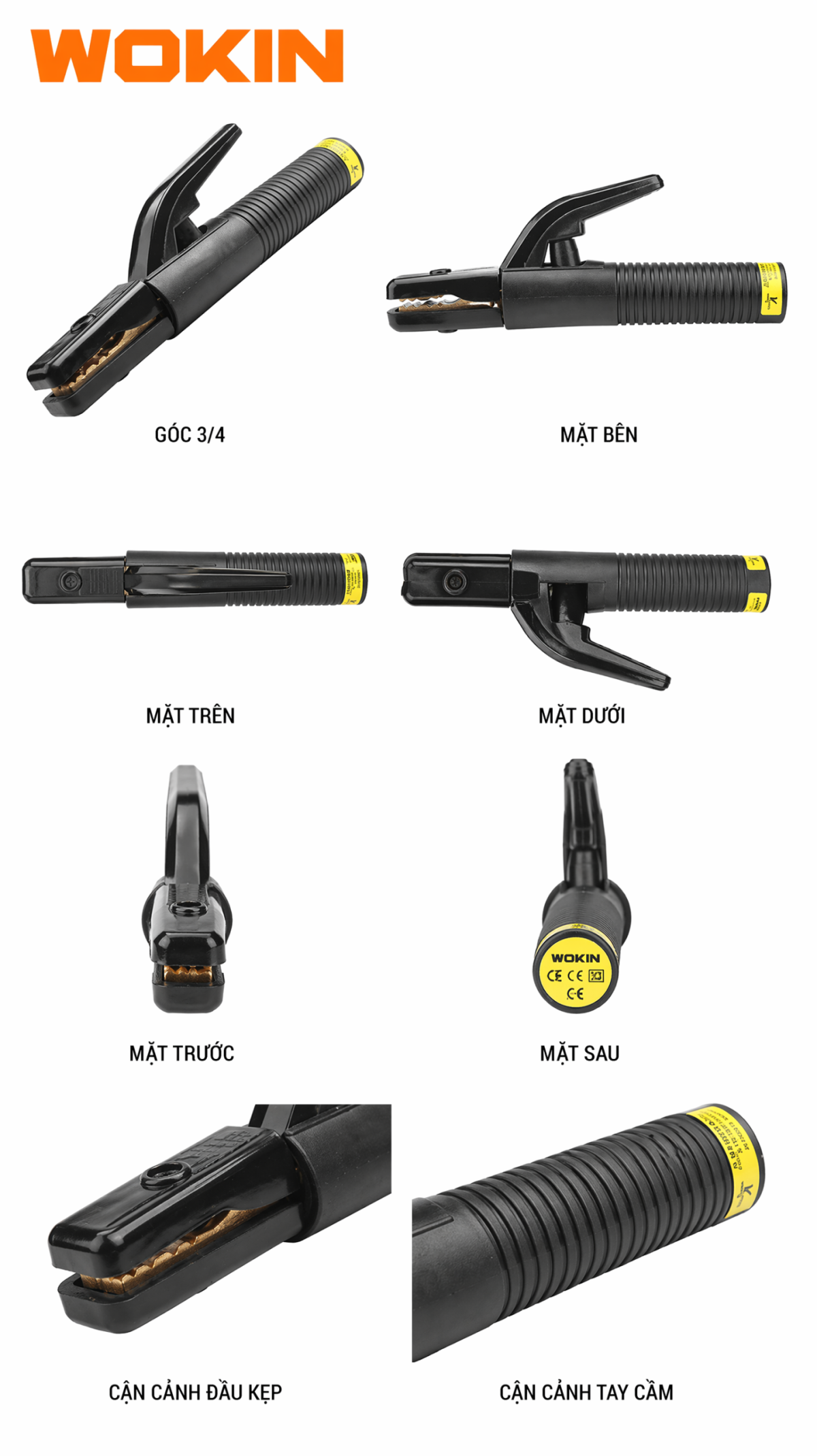 Kìm hàn WOKIN 582030 – 582050 | Kẹp que hàn chắc chắn, dẫn điện ổn định cho công việc hàn chuyên nghiệp