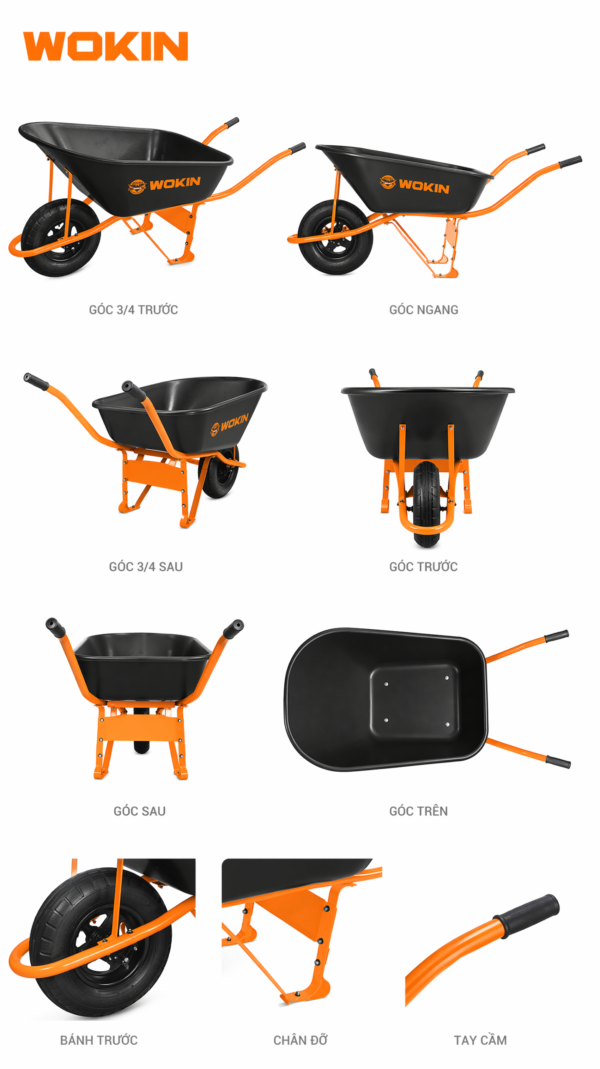 Góc nghiêng xe rùa nhựa WOKIN 685106
