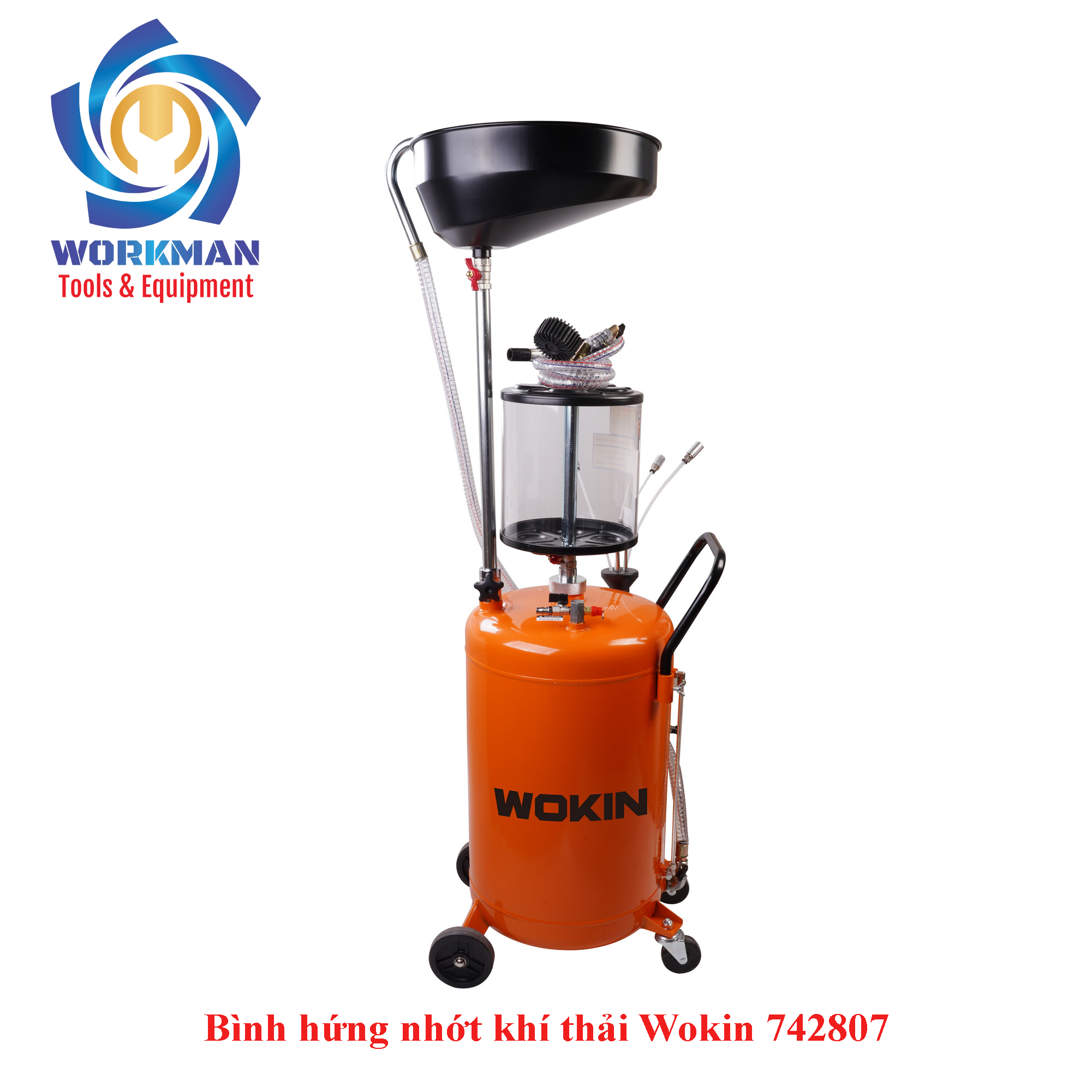 Bình hứng nhớt thải khí nén WOKIN 742807 70L