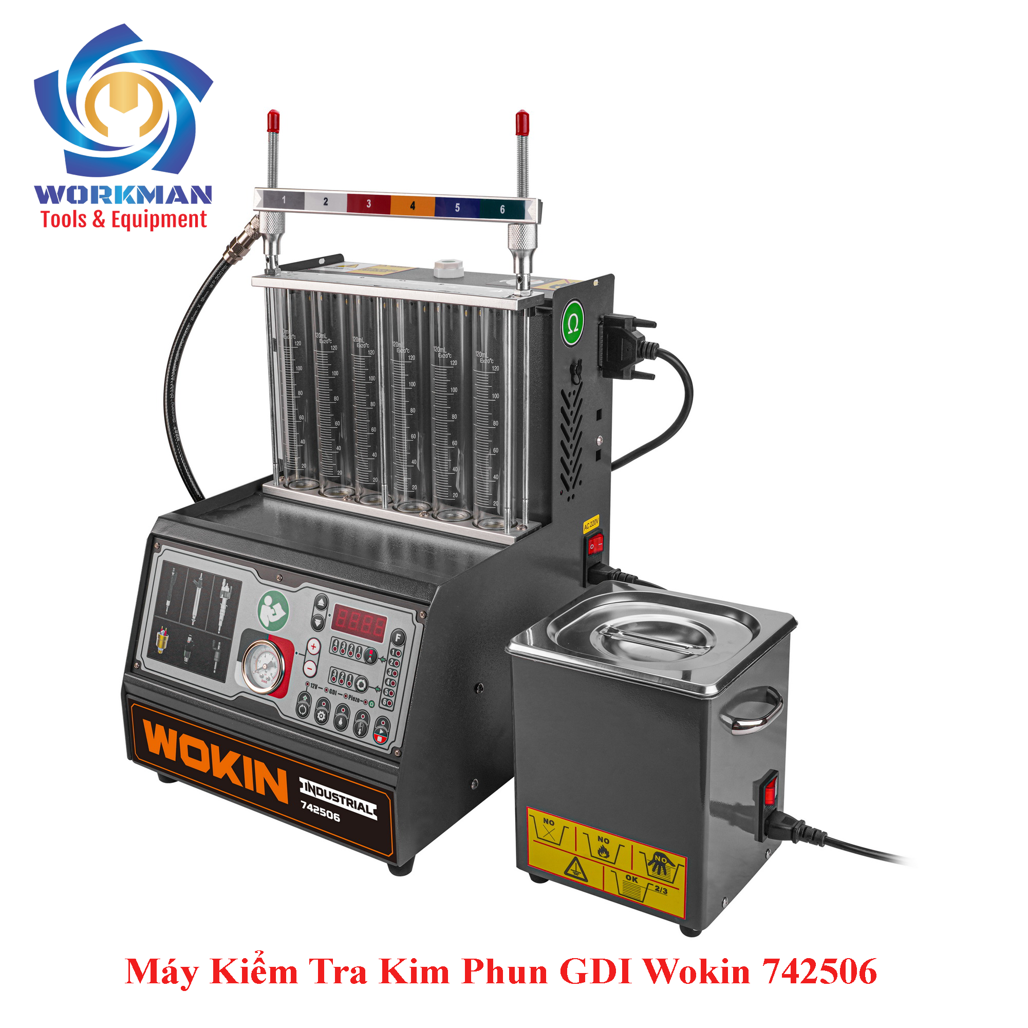 Máy vệ sinh và kiểm tra kim phun GDI WOKIN