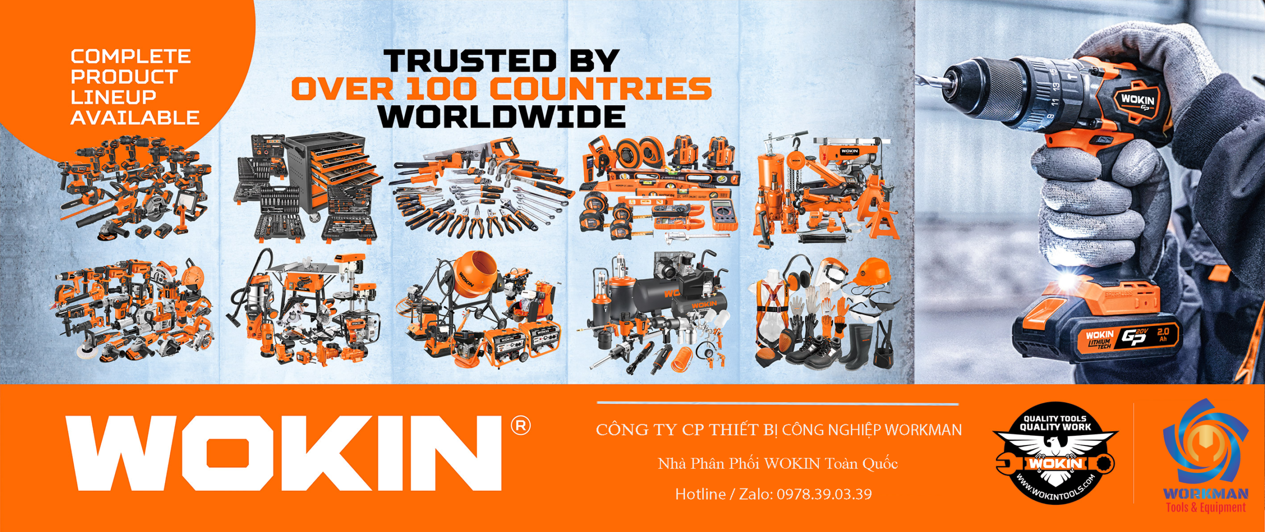Nhà phân phối WOKIN toàn quốc WORKMAN