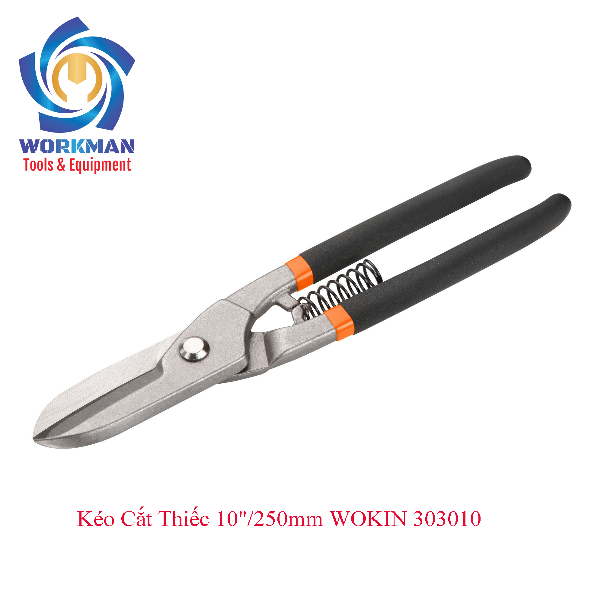 Kéo cắt thiếc 10 inch 250mm WOKIN 303010 chính hãng