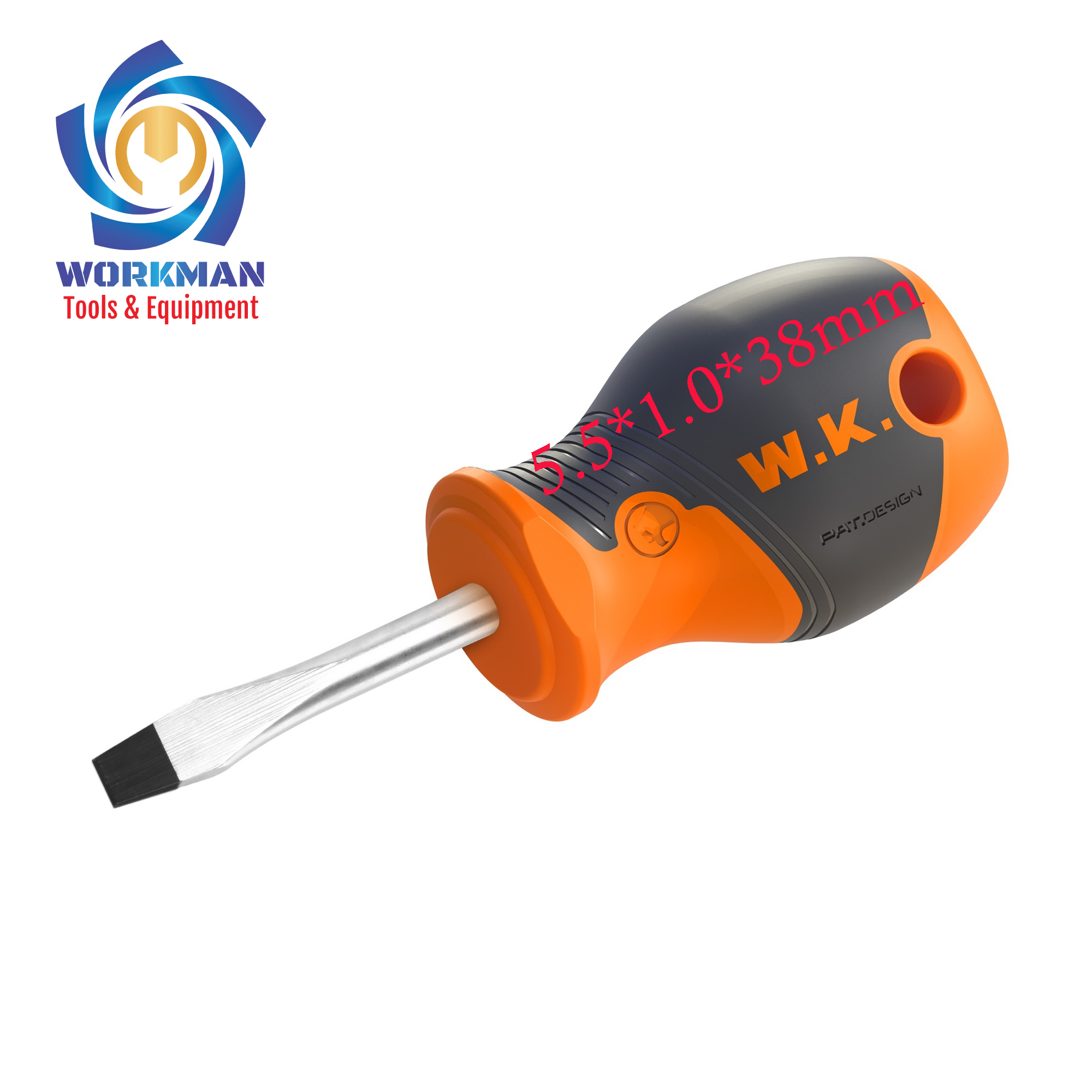 Tua vít dẹp 5.5 x 1.0 x 38mm WOKIN 200051