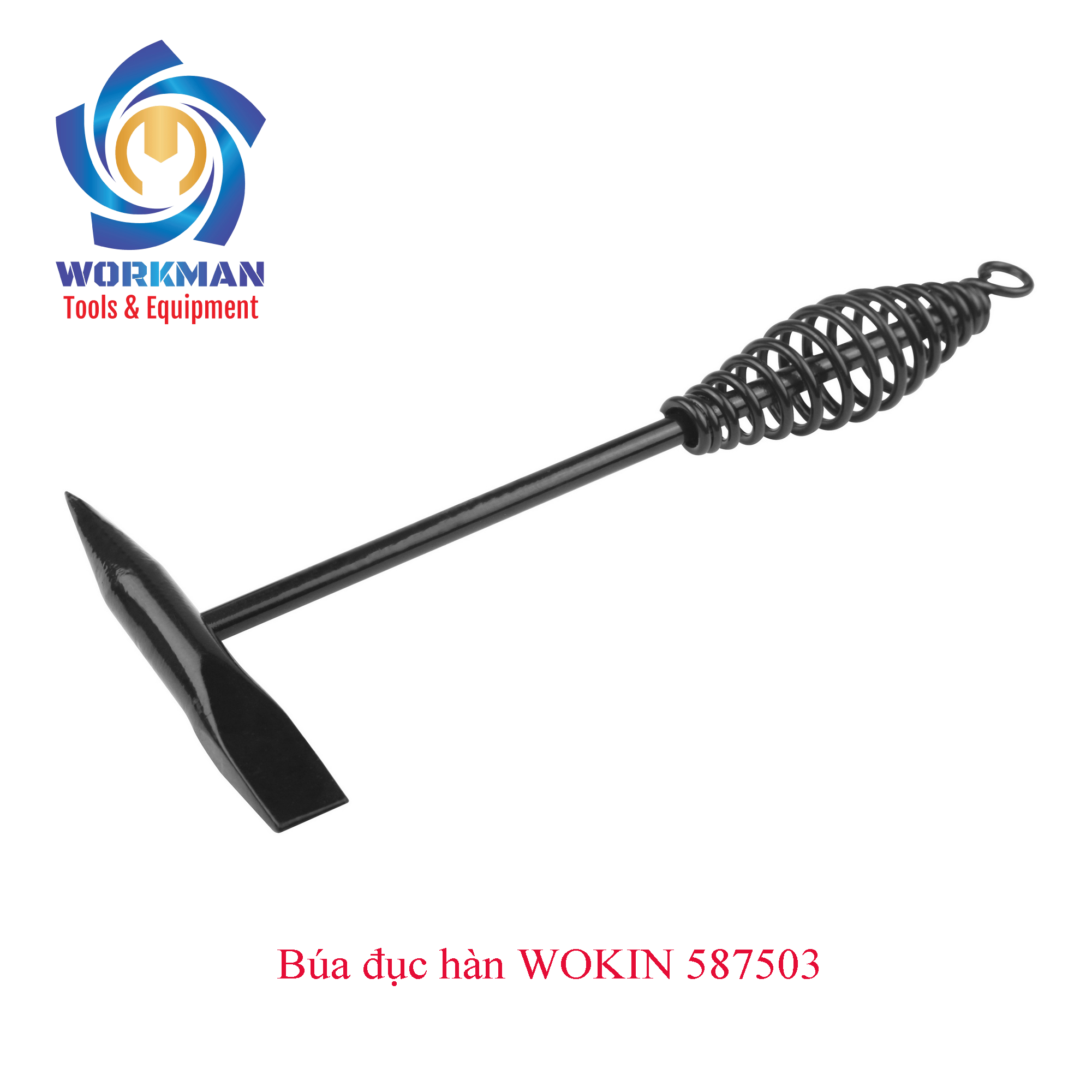 Búa đục hàn WOKIN 587503 thép carbon rèn nóng chính hãng